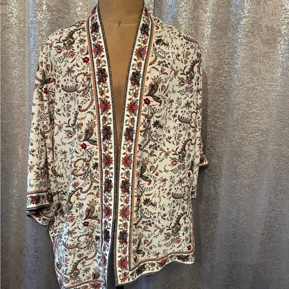 Max Studio Multicolor Patterned women’s Kimono